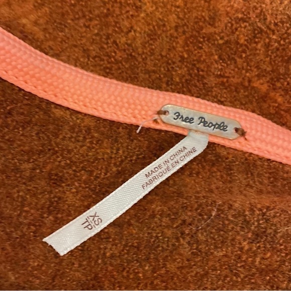 Free People eucalyptus cardigan sweater rust orange XS - Picture 5 of 5